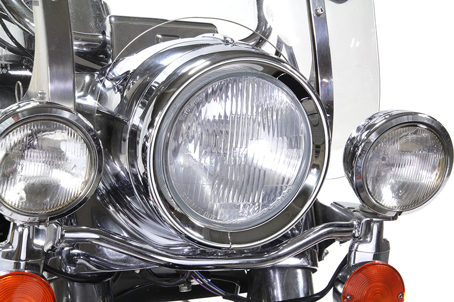 7 inch Headlamp Chrome Frenched Trim Ring