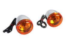 Charger l'image dans la galerie, Chrome Torpedo Style Rear Turn Signal Set