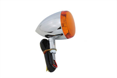 Chrome Front Torpedo Style Turn Signal