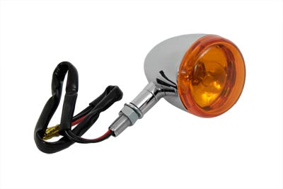 Chrome Front Torpedo Style Turn Signal