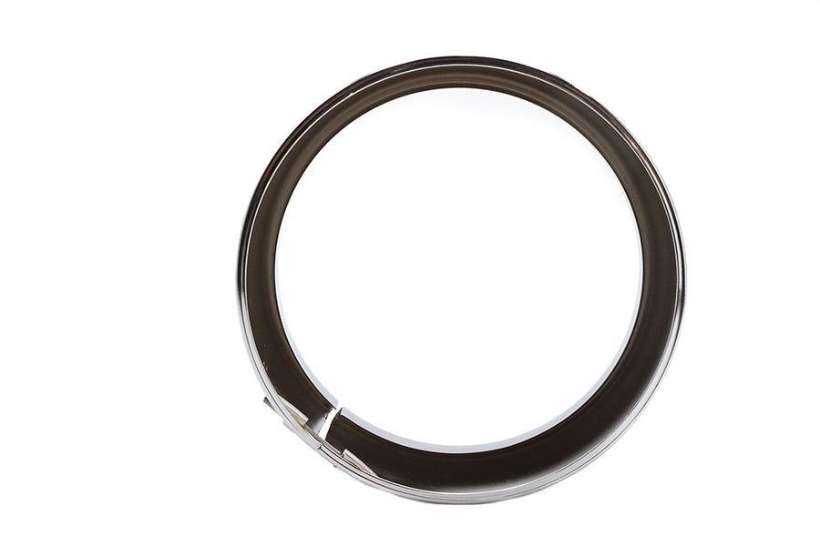 5-3/4 inch Outer Headlamp Chrome Frenched Trim Ring