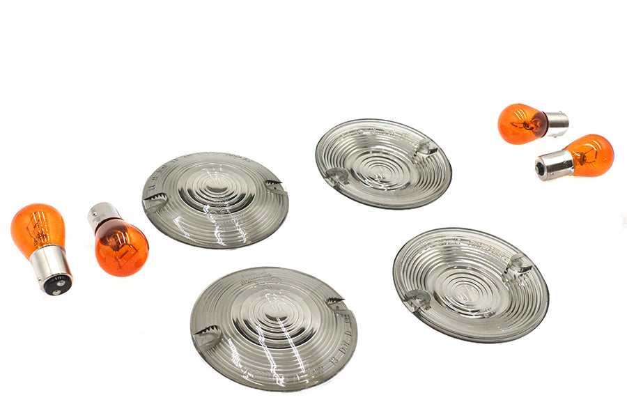 Turn Signal Flat Style Lens Kit Smoked