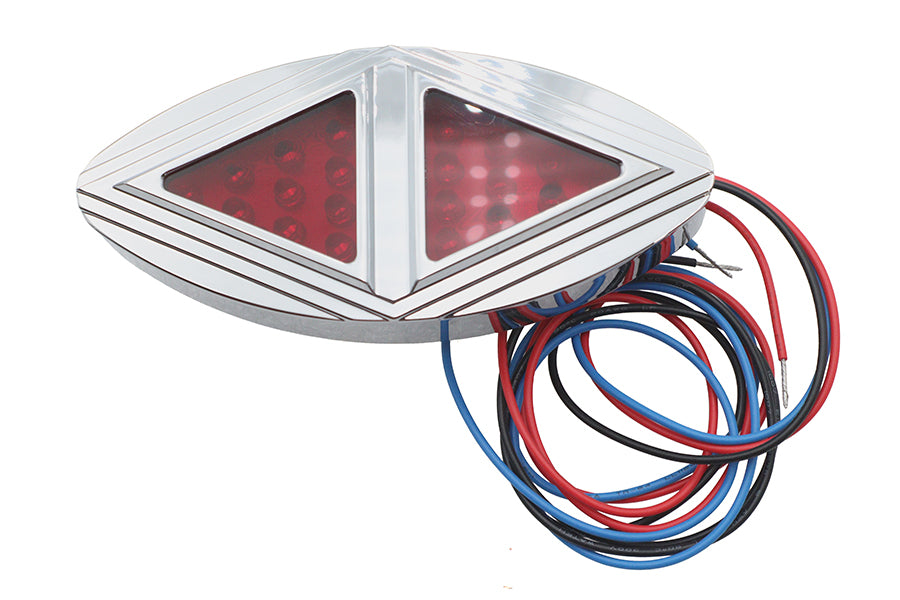 Spike Style Chrome LED License Plate Lamp