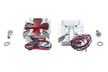 Load image into Gallery viewer, Chrome Maltese Marker Lamp Set