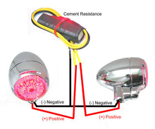 Charger l'image dans la galerie, Clear Lens with Red LEDs Marker Lamp Set