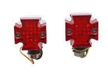 Charger l'image dans la galerie, Red Lens with Amber LED Marker Lamp Set