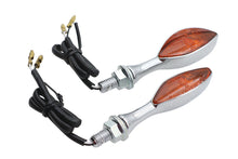 Charger l'image dans la galerie, Chrome Eagle Eye Amber Marker Lamp Set