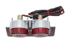 Charger l'image dans la galerie, Chrome Twin Round Tail Lamp with Alloy License Bracket