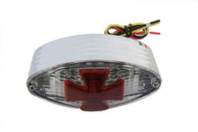 Charger l'image dans la galerie, Oval Tail Lamp with Maltese Inset Clear Lens with Red Cross
