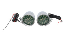 Load image into Gallery viewer, Chrome Bullet Marker Lamp Set with Amber LEDs