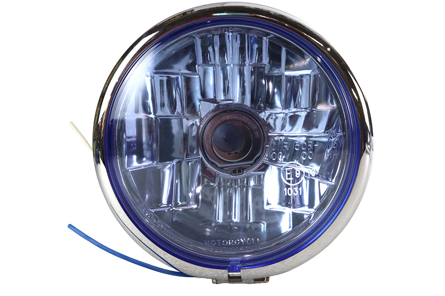 5-3/4 inch Round Headlamp Bates Style