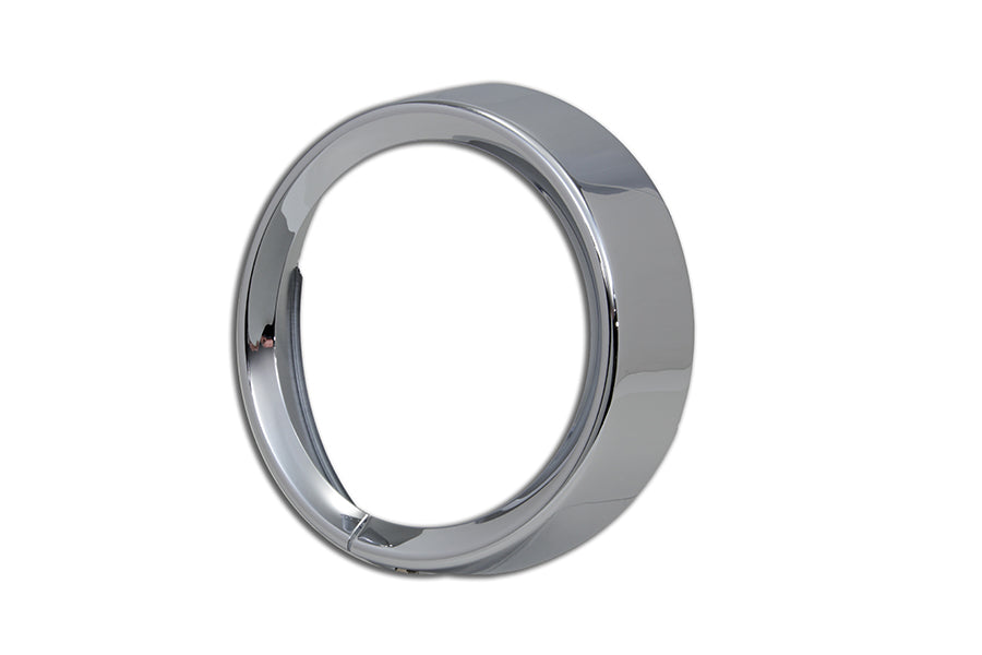 7 inch Headlamp Chrome Frenched Trim Ring
