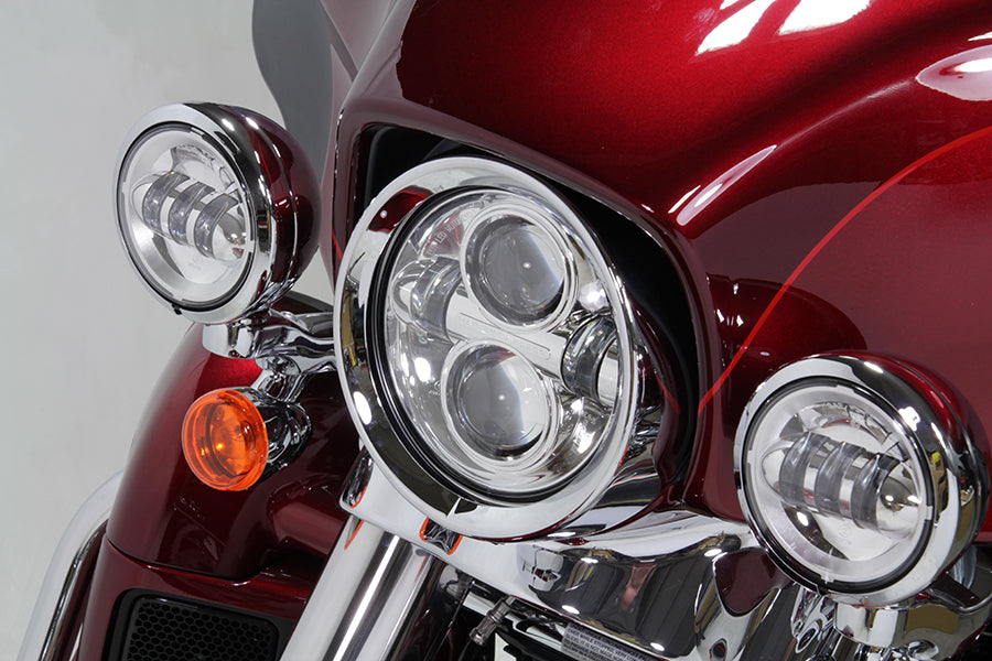 7 inch Headlamp Chrome Frenched Trim Ring