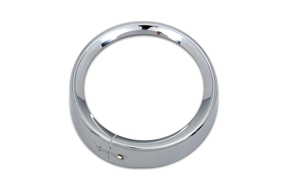 7 inch Headlamp Chrome Frenched Trim Ring