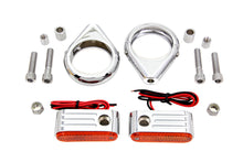 Charger l'image dans la galerie, Turn Signal Kit Front with 49mm Fork Clamps
