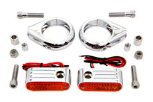 Charger l'image dans la galerie, Turn Signal Kit Front with 49mm Fork Clamps