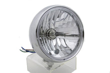 Charger l'image dans la galerie, 6 inch Round Headlamp Steel Chrome