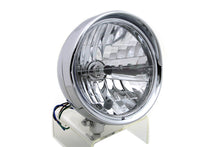Charger l'image dans la galerie, 6-1/2 inch Round Headlamp Steel Chrome