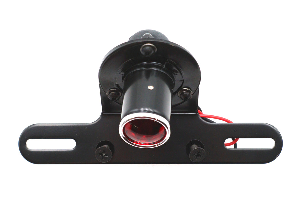 Black 1 inch Round Tail Lamp