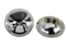 Load image into Gallery viewer, Clear 4-1/2 inch 12 Volt Sealed Beam Spotlamp Bulb Set