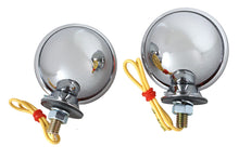 Charger l'image dans la galerie, Chrome Turn Signal Set Bullet with Amber Lens