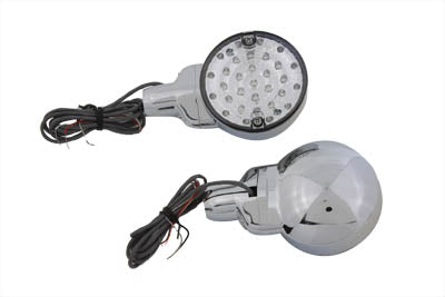 LED Turn Signal Set Rear Clear Lens