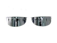Charger l'image dans la galerie, Chrome 4-1/2 inch Glide Spotlamp Visor Set