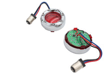 Charger l'image dans la galerie, Chrome LED Turn Signal Bezel with Red Lens