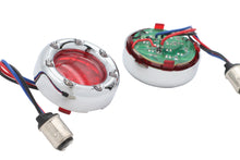 Charger l'image dans la galerie, Chrome LED Turn Signal Bezel with Red Lens