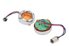 Load image into Gallery viewer, Chrome LED Turn Signal Bezel with Amber Lens