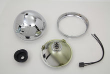 Charger l'image dans la galerie, 7 inch Round Chrome Vintage Style Headlamp