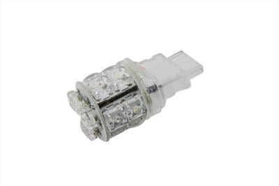 Super Flux LED Wedge Style Bulb Red and White
