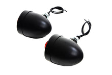 Charger l'image dans la galerie, Black Bullet Marker Lamp Set with Red Lens