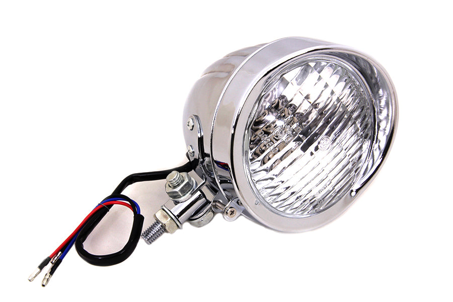 Chrome 4-1/2 inch Spotlamp Assembly