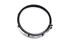 Charger l'image dans la galerie, 7 inch Black Anodize Burst Headlamp Trim Ring