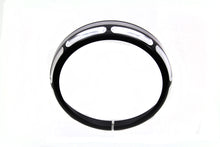 Charger l'image dans la galerie, 7 inch Black Anodize Burst Headlamp Trim Ring