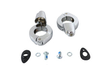 Charger l'image dans la galerie, Chrome Front Turn Signal Relocation Kit 39mm Forks
