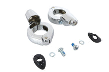 Charger l'image dans la galerie, Chrome Front Turn Signal Relocation Kit 39mm Forks