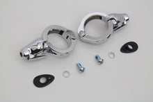 Charger l'image dans la galerie, Chrome Turn Signal Relocation Kit 49mm Forks