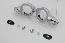 Charger l'image dans la galerie, Chrome Turn Signal Relocation Kit 49mm Forks