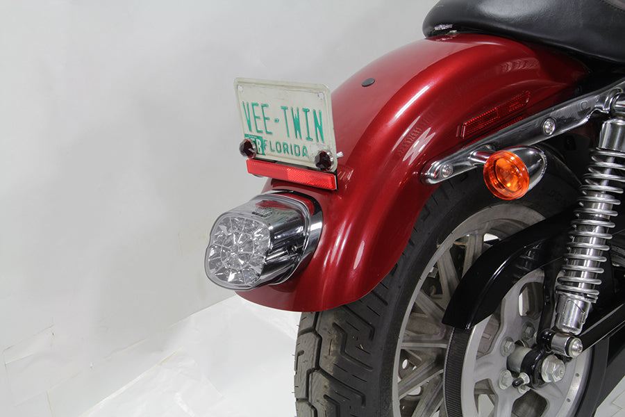 Lay Down Tail Lamp Assembly Smoked LED