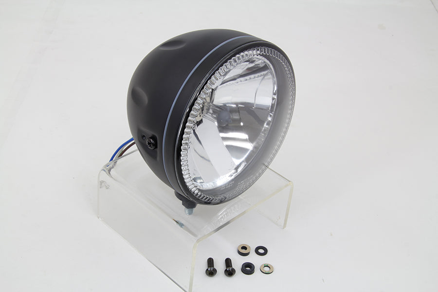 5-3/4 inch H4 Headlamp Unit Black