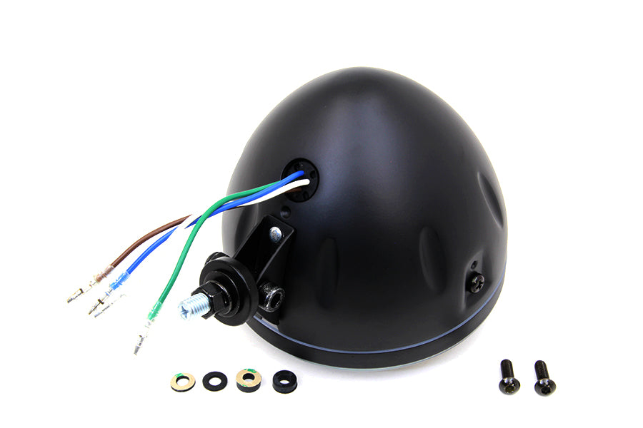 5-3/4 inch H4 Headlamp Unit Black