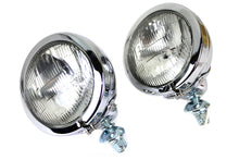 Load image into Gallery viewer, 4-1/2 inch Fluted Lens Spotlamp Set with 6 Volt Bulb