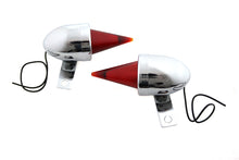Charger l'image dans la galerie, Torpedo Bullet Lamp Set Chrome with Brackets