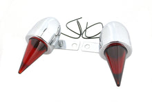 Charger l'image dans la galerie, Torpedo Bullet Lamp Set Chrome with Brackets