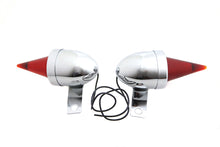 Charger l'image dans la galerie, Torpedo Bullet Lamp Set Chrome with Brackets