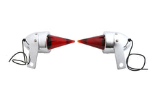 Charger l'image dans la galerie, Torpedo Bullet Lamp Set Chrome with Brackets
