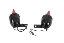 Charger l'image dans la galerie, Torpedo Bullet Lamp Set Black with Brackets