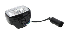 Charger l'image dans la galerie, 12 Volt Chopper Rectangular Headlamp Black